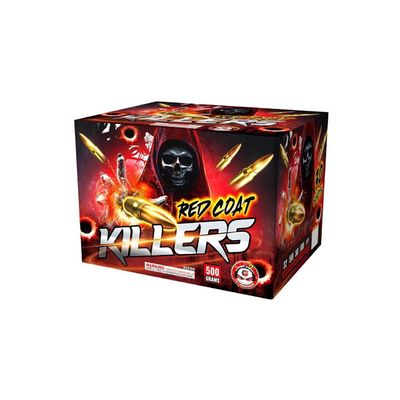 Bom preço Fogos de artifício 30 tiros Red Coat Killer 500G Para festa ao ar livre on-line