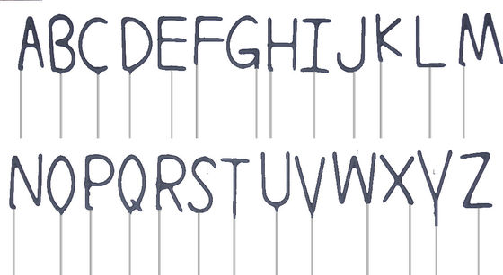 İyi bir fiyat. OEM Altın Harf Şekli Elde Tutulabilen Parıldaklar Çocuklar Yetişkinler İçin Havai Fişekleri çevrimiçi