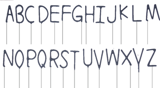 Giá tốt. OEM hình chữ cái vàng cầm tay Sparklers pháo hoa đũa cho trẻ em Người lớn trực tuyến