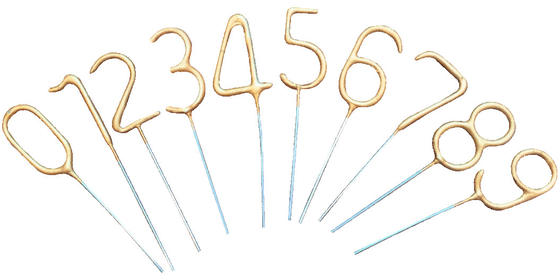 İyi bir fiyat. Metal Kablo Sayısı Şekil Havai Fişekler Liuyang Festival için Özel Boyut çevrimiçi