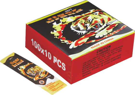 Buen precio Fuegos artificiales de consumo 7 pulgadas de alambre de hierro Golden Sparklers para la boda o la recepción en línea