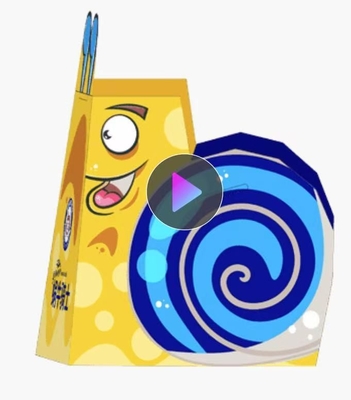 Goede prijs SNAIL Shape Consument Cake Vuurwerk Drie schoten Outdoor Pyrotechniek Voor Nieuwjaar online