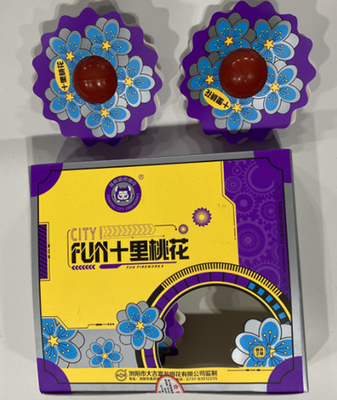 Good price Toy Fireworks Consumer Fireworks Novelties DJ24310 Peach Flowers Ground Spinner online