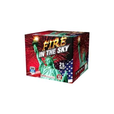 Bom preço Liuyang 500G Fogos de artifício de bolo de consumo 25 tiros de fogo no céu para a celebração do festival on-line