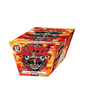 Bom preço 500G Bolo de consumo Fogos de artifício 118 tiros Forma do ventilador China Liuyang 1.4G UN0336 on-line