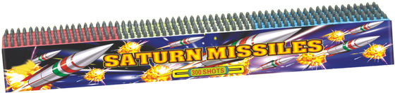 Bom preço Grande tamanho 300 tiros foguetes de mísseis Saturno Bateria Liuyang Fogos de artifício de consumo on-line