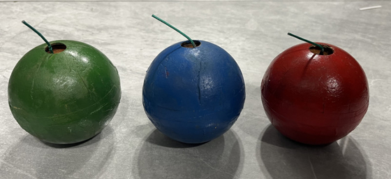 Buon prezzo Grandi fuochi d'artificio a sfere di fumo colorate Effetti di fumo verde 60 secondi per festeggiare in linea